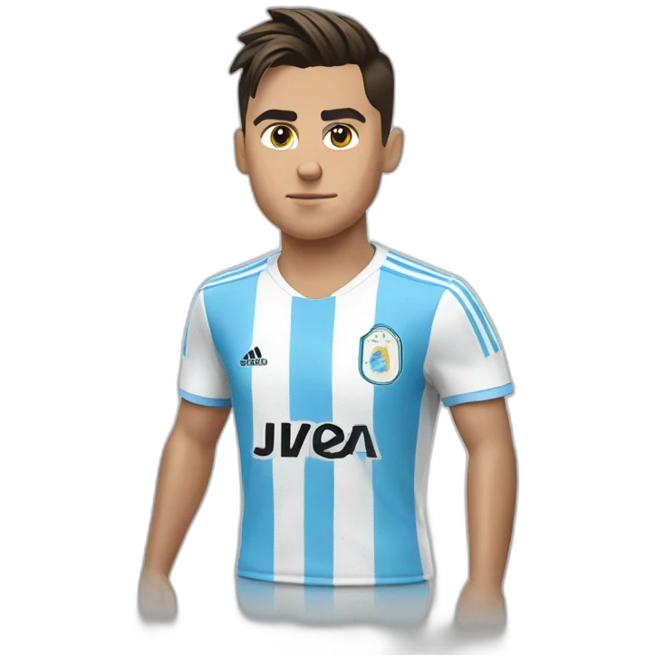 Dybala wearing marseille shirt emoji