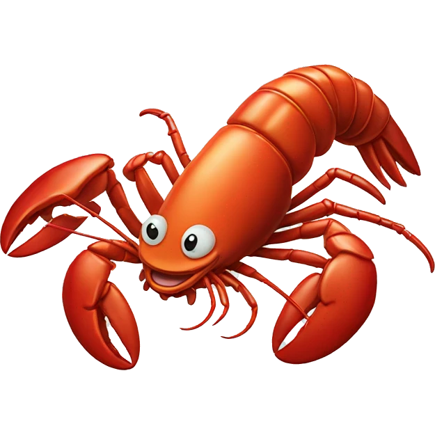 laughing lobster emoji