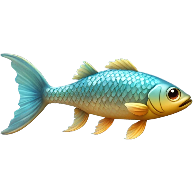  A fish with legs emoji