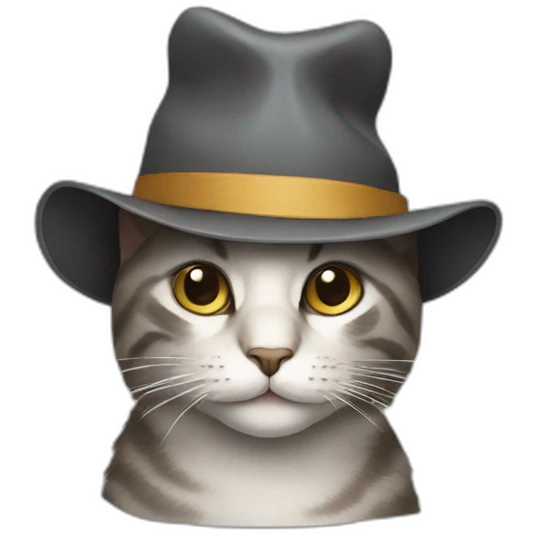 cat with hat emoji