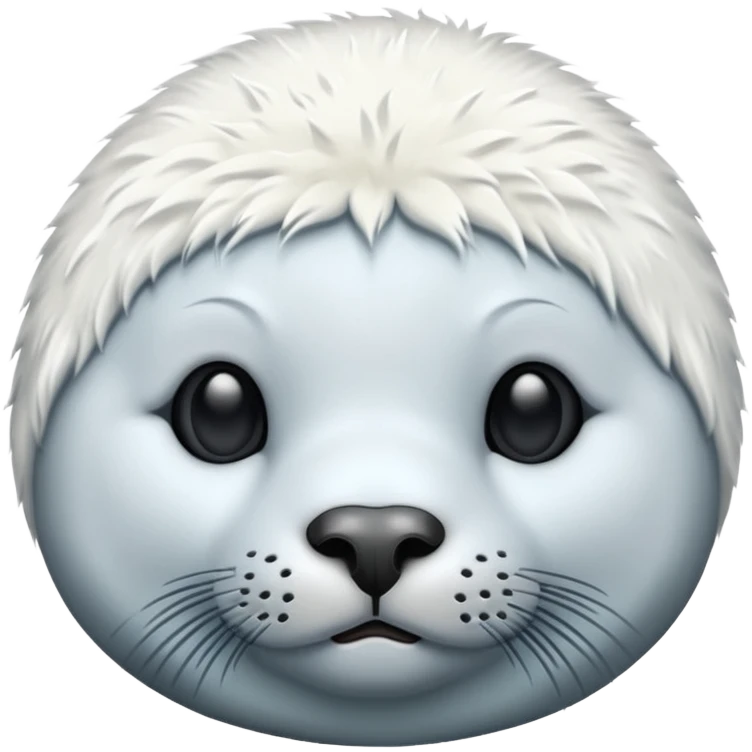 white winter & artic animal (seal with no hair )  emoji