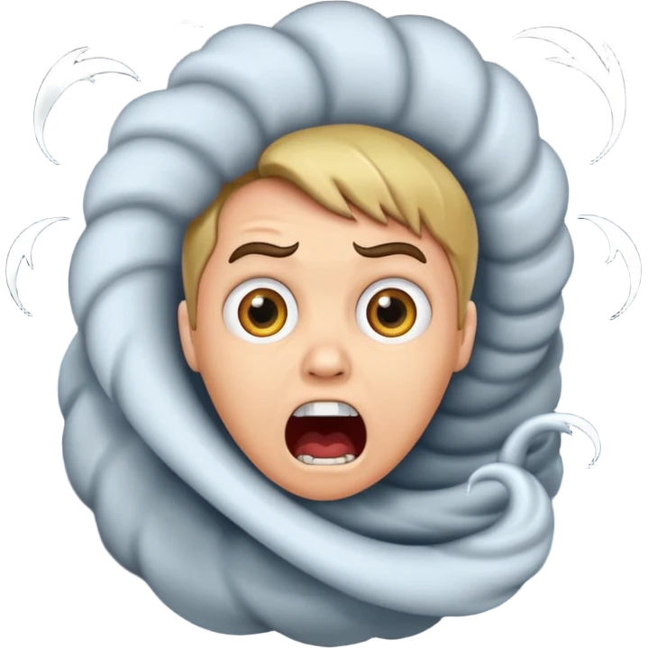 Tornado that sucks up children  emoji