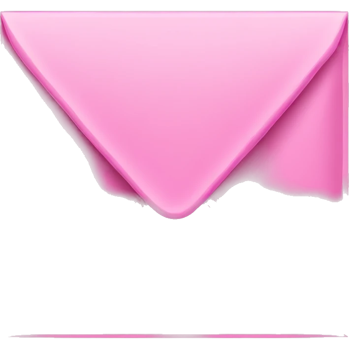 Pink Letter V emoji