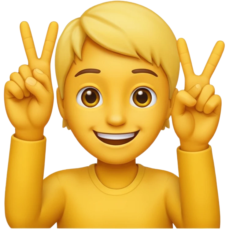 emoji holding 3 fingers up emoji