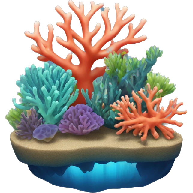 Coral reef  emoji
