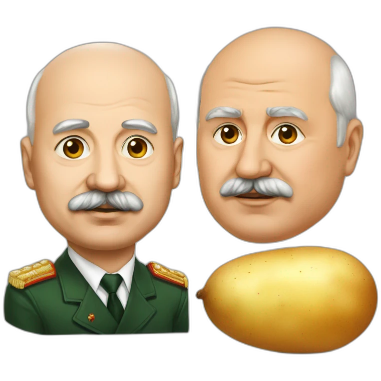 Lukashenko and potato  emoji