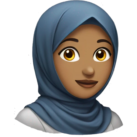 Hijab girl emoji