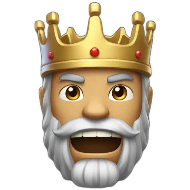 Clash royal king emoji