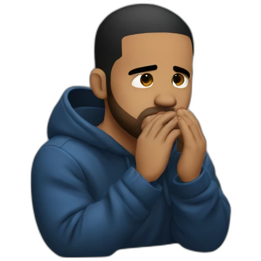 drake crying emoji