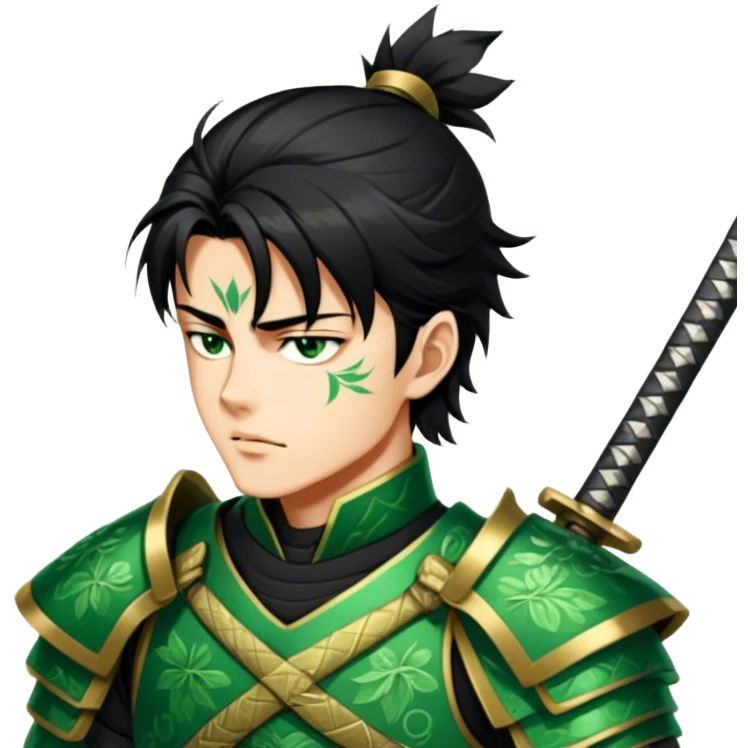 Emerald Samurai emoji