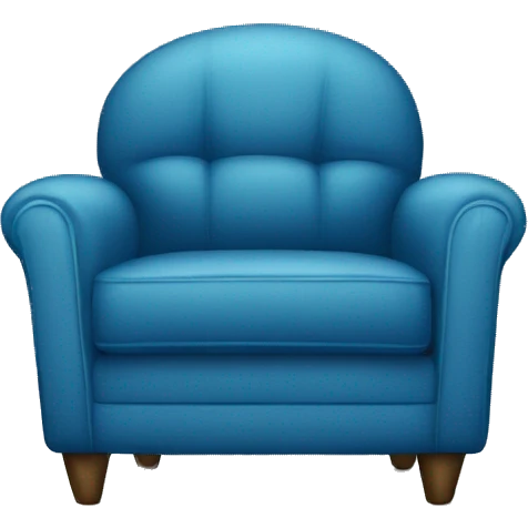 blue couch chair emoji