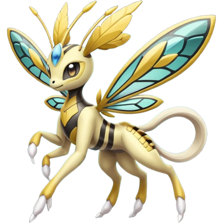 Meloetta-Beedrill-Manectric-Palkia-Cresselia-fusion emoji