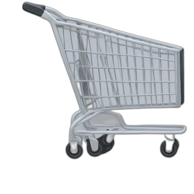 shopping cart emoji