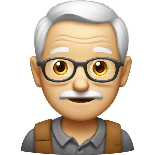 old man calculator emoji