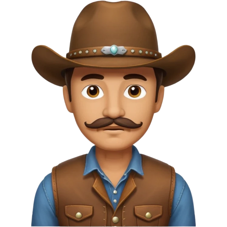 Western Cast cowboy emoji