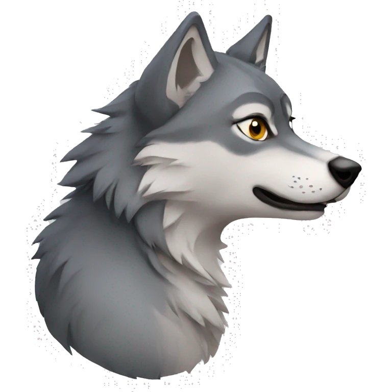 Pregnant wolf emoji