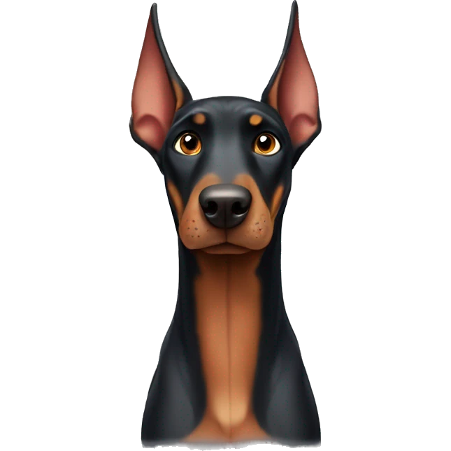 Doberman dinosaur emoji