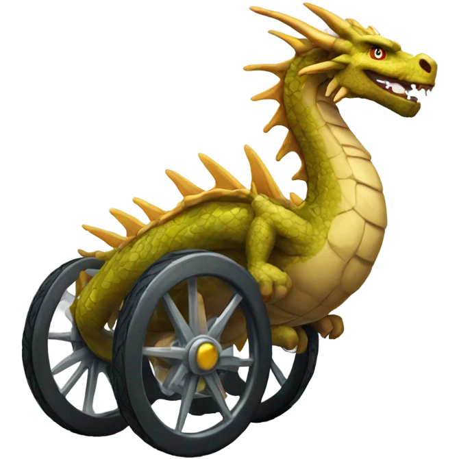 Dragón silla de ruedas emoji