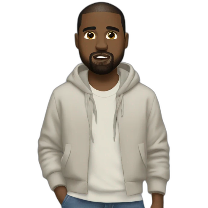 kanye west wear gap emoji