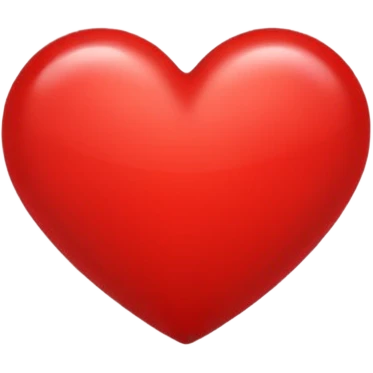 red heart simple classic emoji