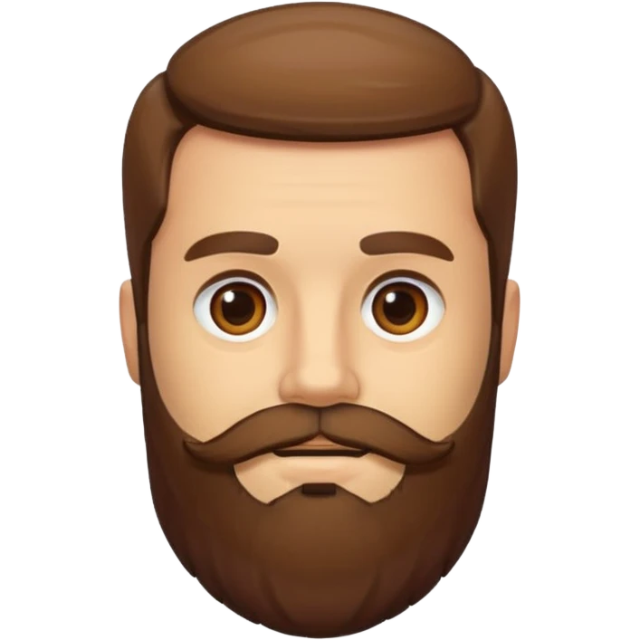 only beard emoji