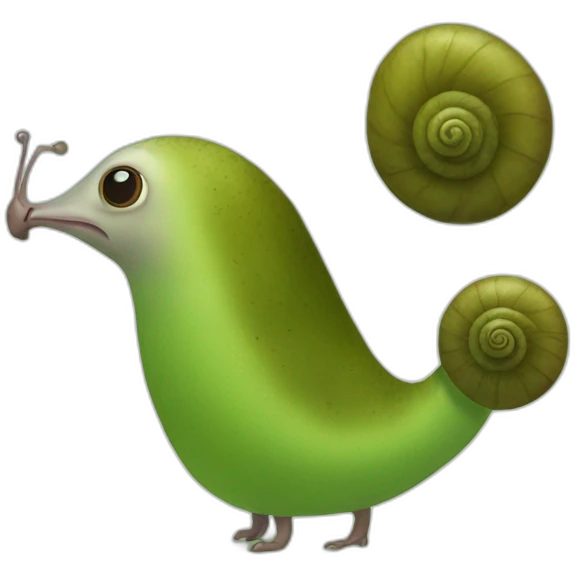 kiwi bird snail emoji