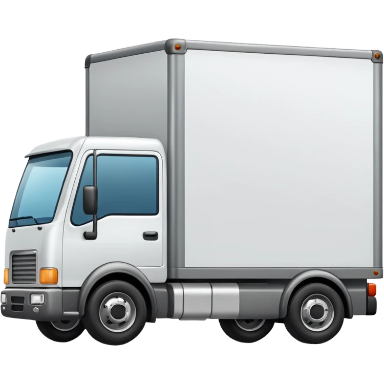shipping box truck emoji