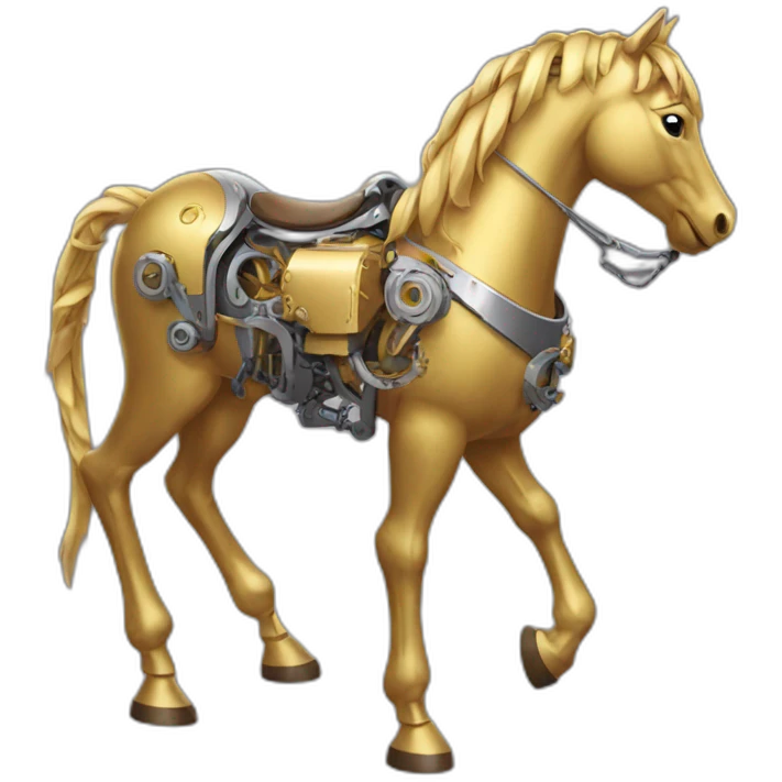 Mechanical goldenhorse emoji