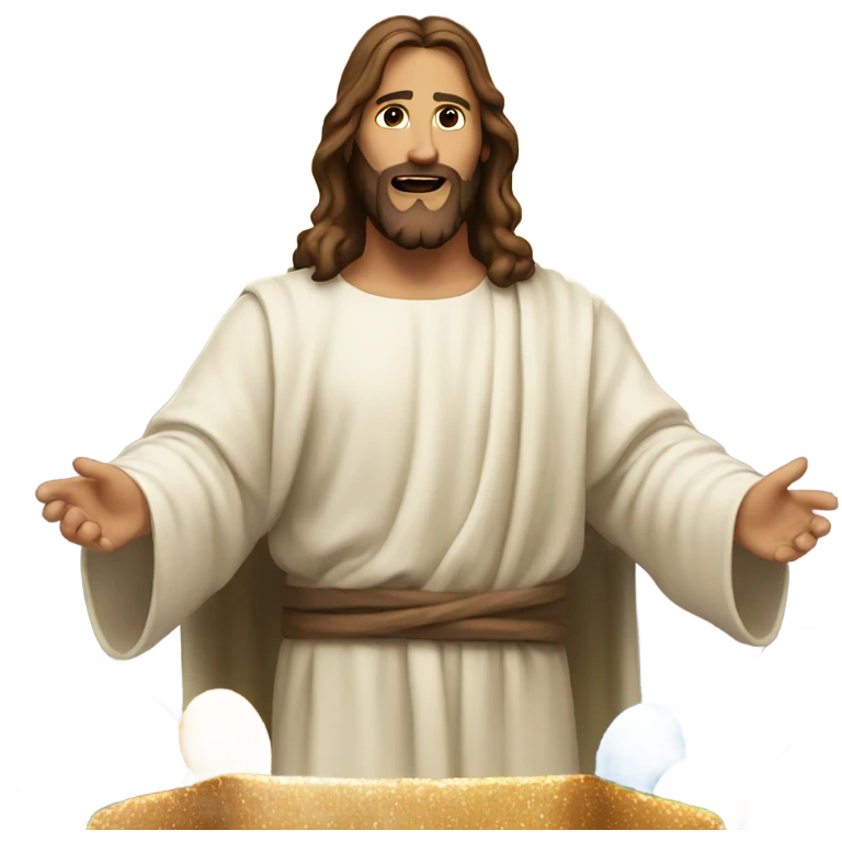 Jesus birthday emoji