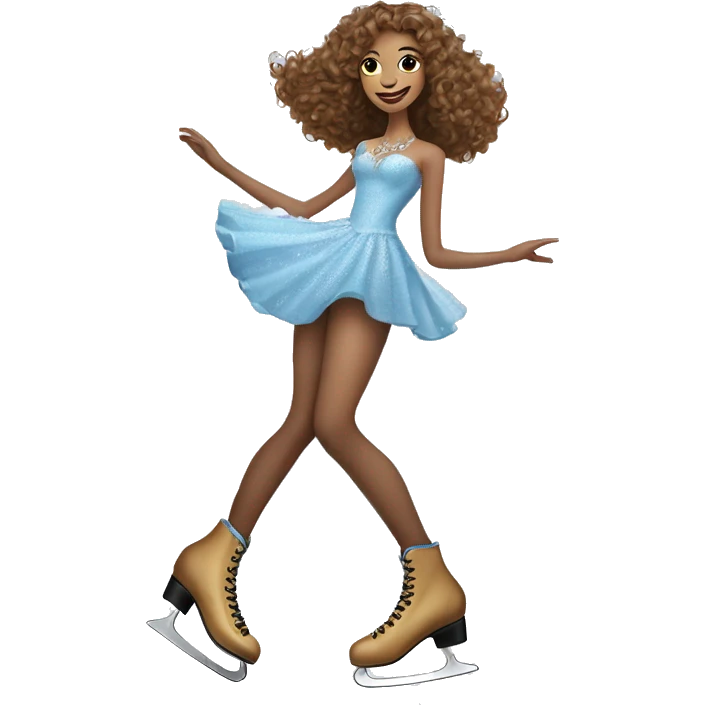 Ice skate coquette ￼ emoji