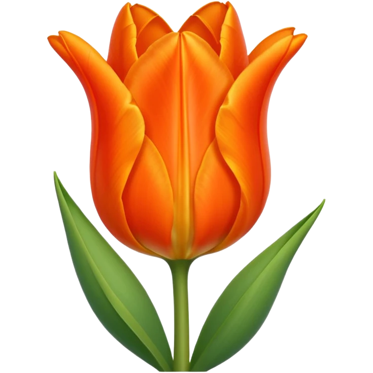orange tulip emoji