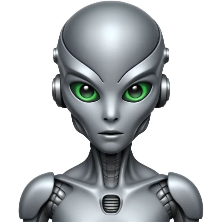 Alien cyborg emoji