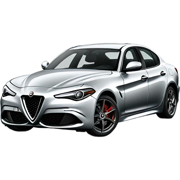 alfa romeo guilia silver emoji
