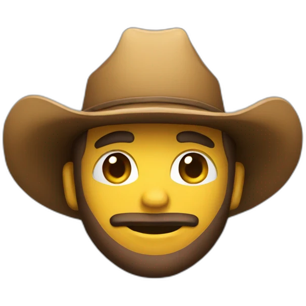 a gamer with a cowboy hat emoji