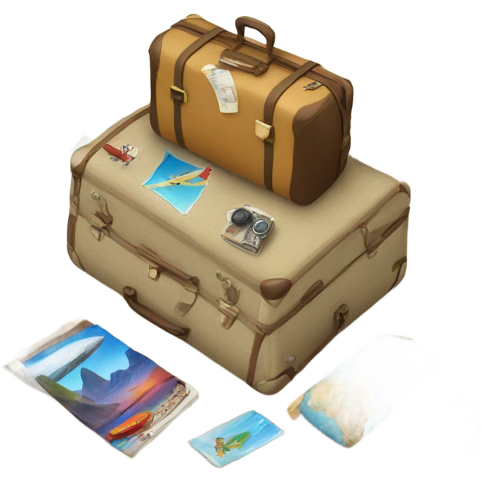 Travel package  emoji