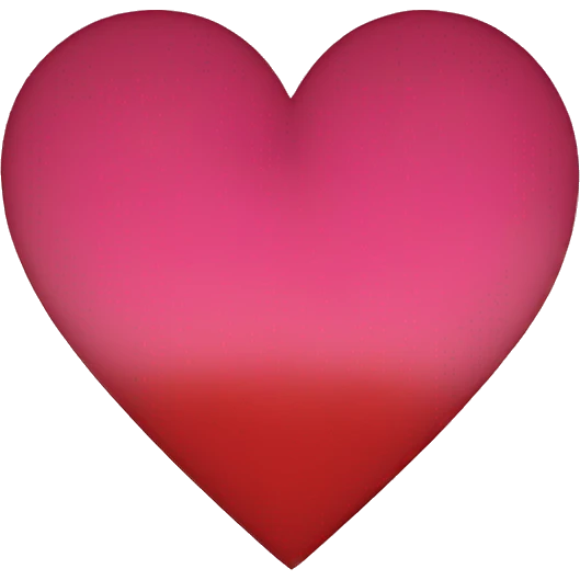 heart with a Rothko colour vibe emoji