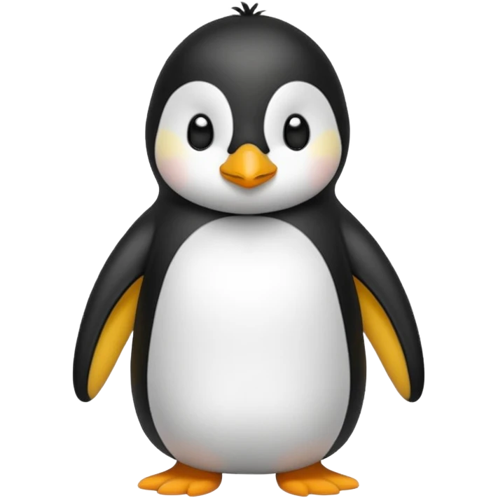 Pinguino con pijama emoji