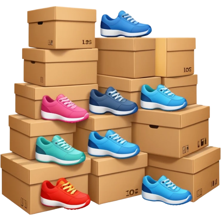 boxes of shoes emoji