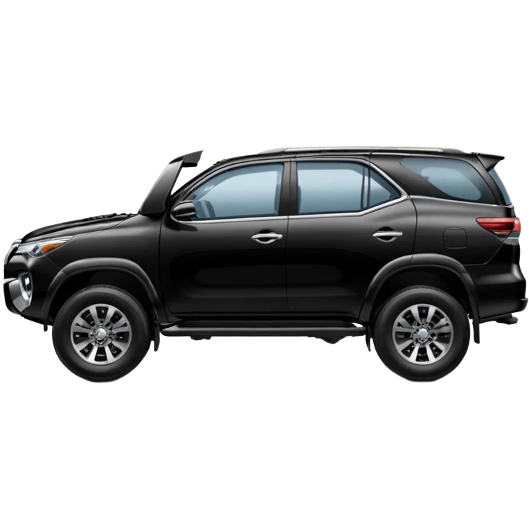 Black Toyota fortuner  emoji