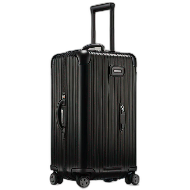 Rimowa black classic cabin emoji