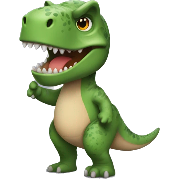 Me in a dinosaur costume  emoji