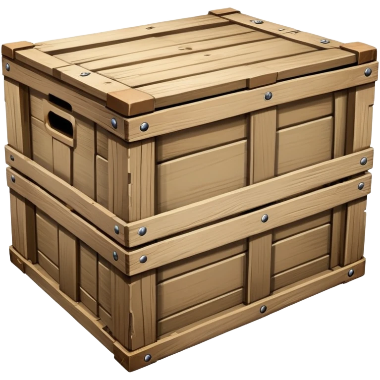 wooden cargo crate emoji