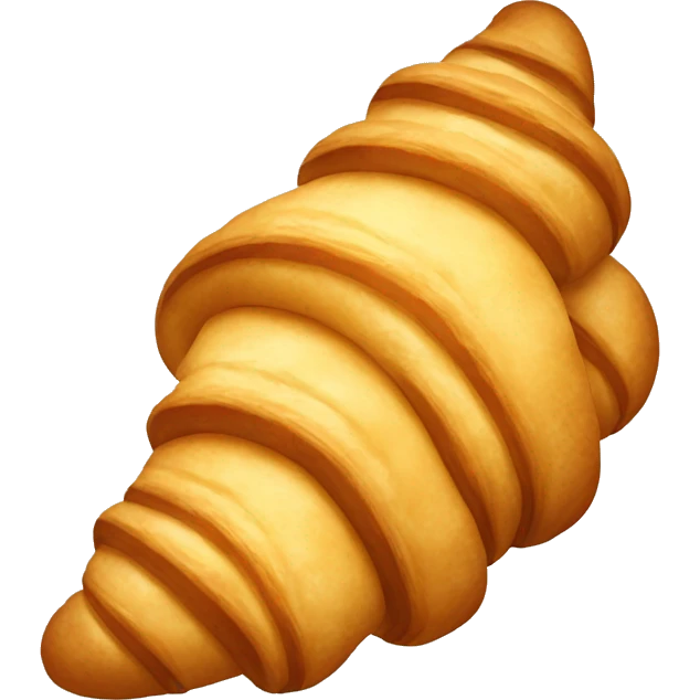 Flat croissant  emoji