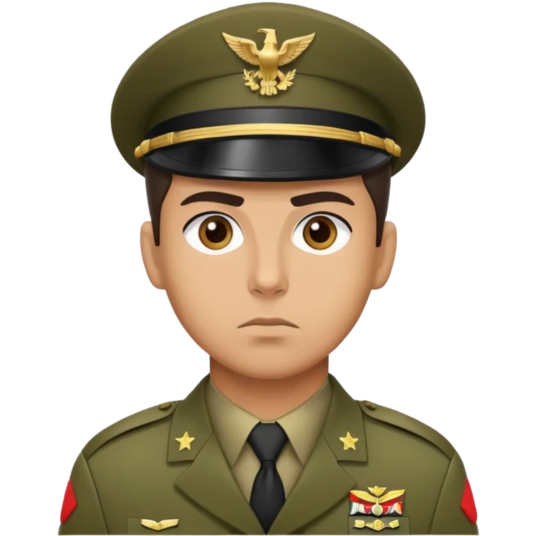 Pes coi militar  emoji