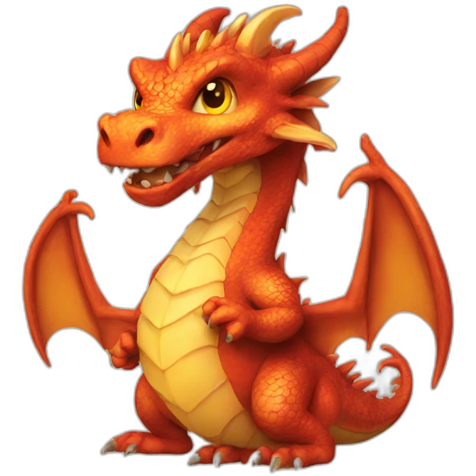 Dragons feu emoji