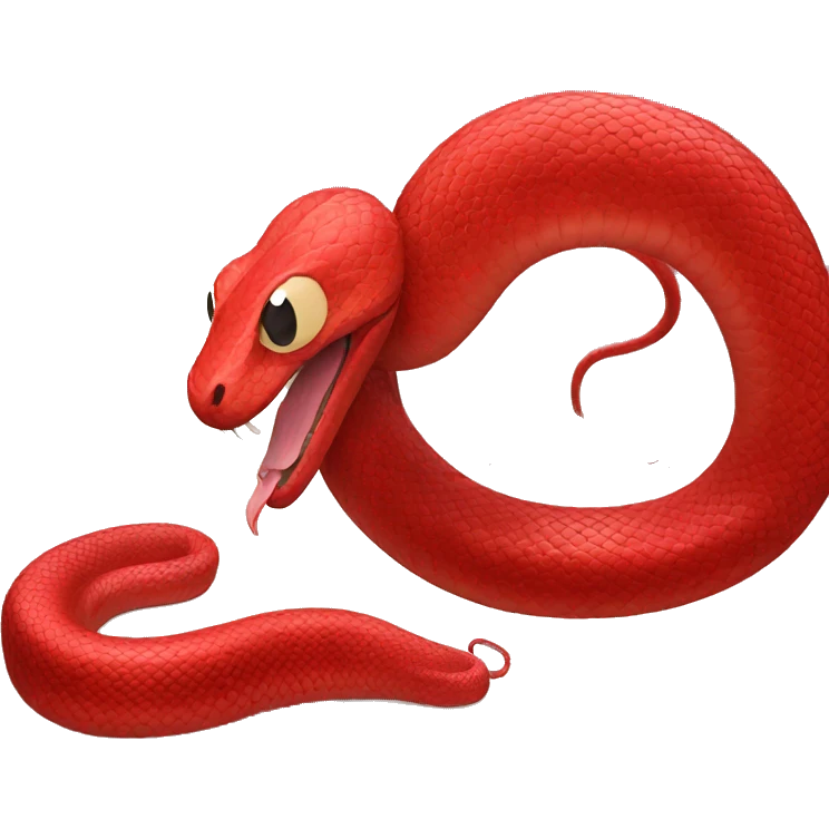 red snake emoji