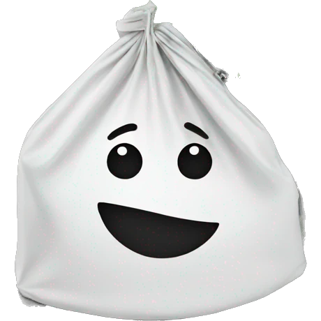 Weed zip bag emoji