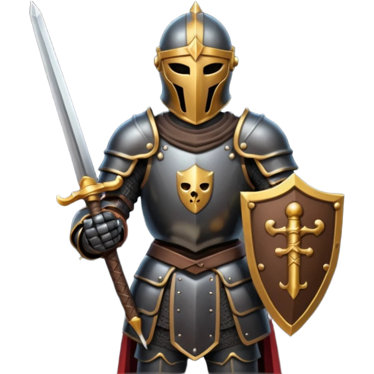 Headless Knight with Sword close up emoji