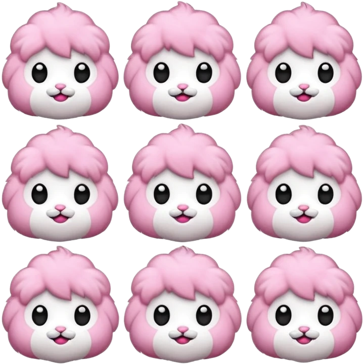 cute stuff pink. emoji