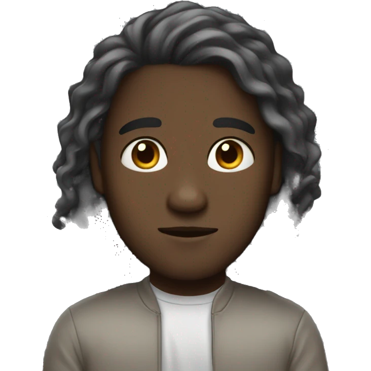 30 years old with slightly dark skin nd long hair emoji